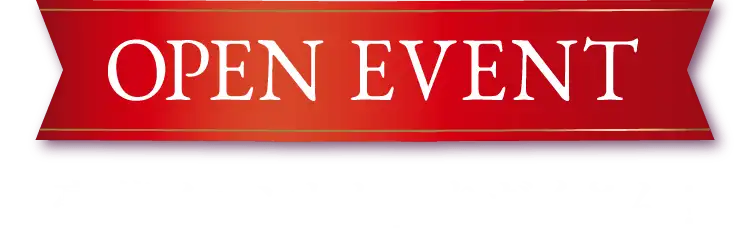 オープン記念として豪華イベントが盛りだくさん