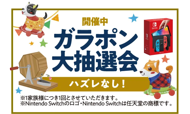ご来場のうえご予約でプレゼント