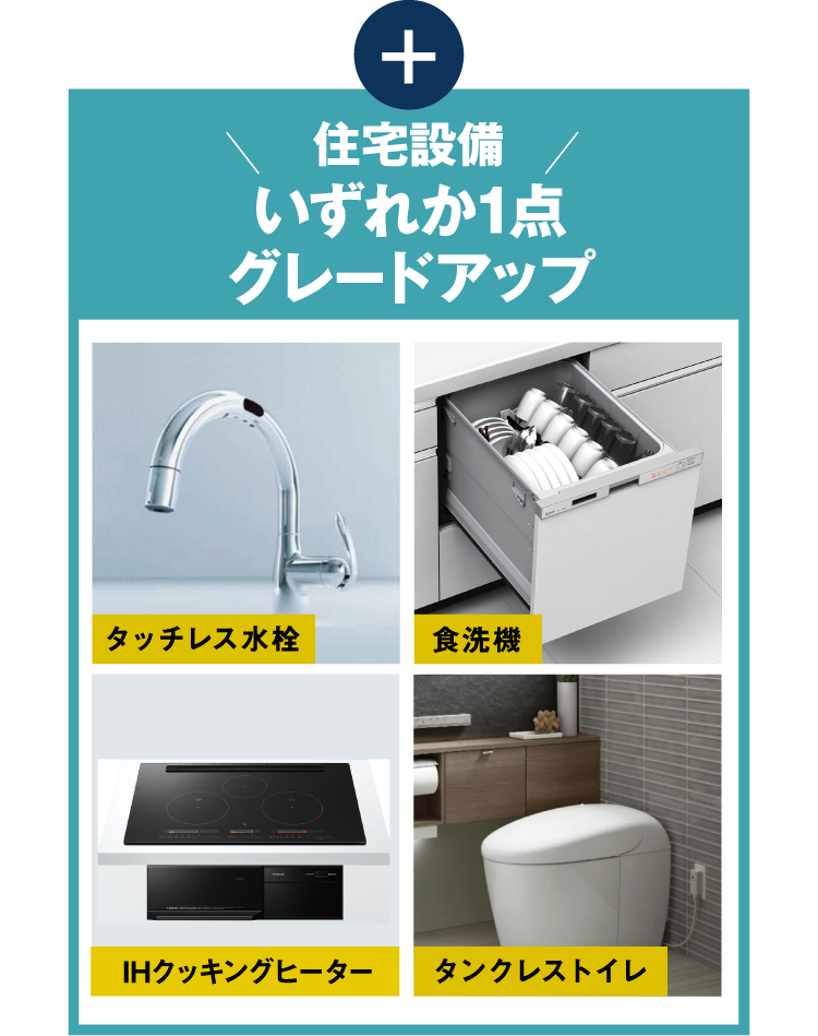 住宅設備グレードアップ